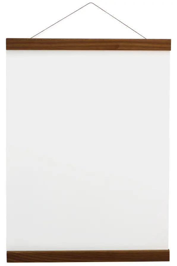 Agățătoare pentru postere Nuc - 70 cm