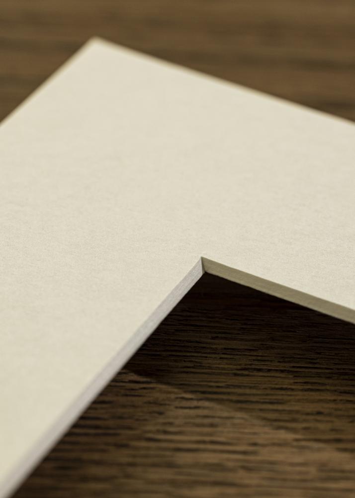 Paspartu Alb-cretă 13x18 cm (8x11,5 cm)