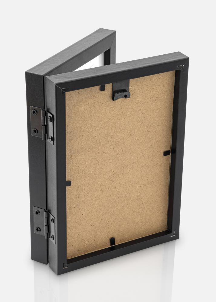 Ramă pliabilă Negru 10x15 cm