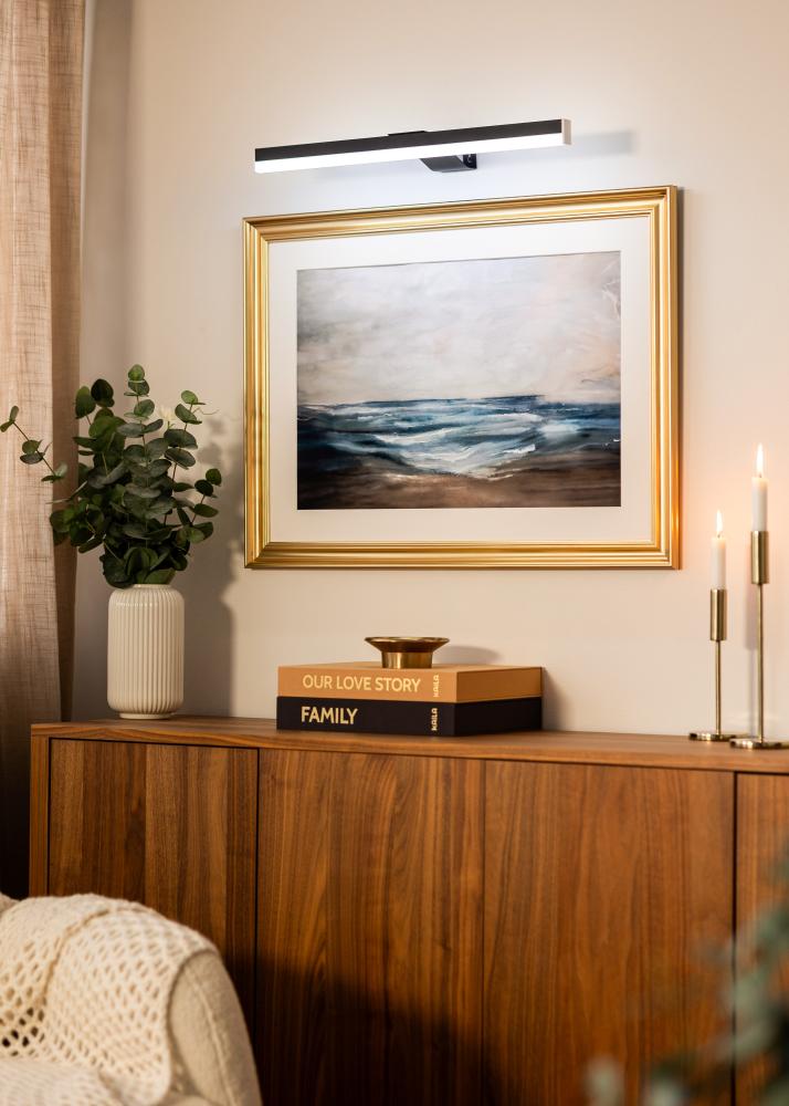 KAILA Radiate Ramă-empowered Tavelbelysning 55 cm - Negru