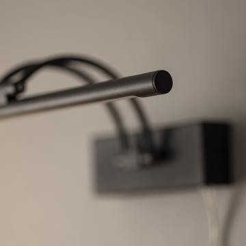 Gunnebo V962 LED pentru ramă 37 cm - Negru