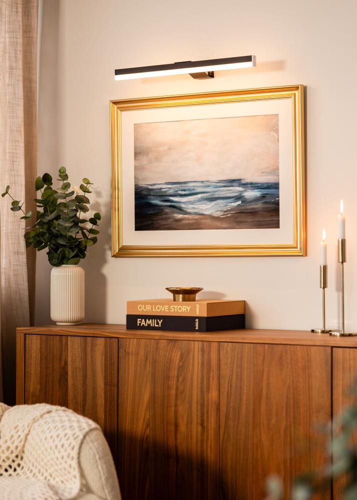 KAILA Radiate Ramă-empowered Tavelbelysning 55 cm - Negru