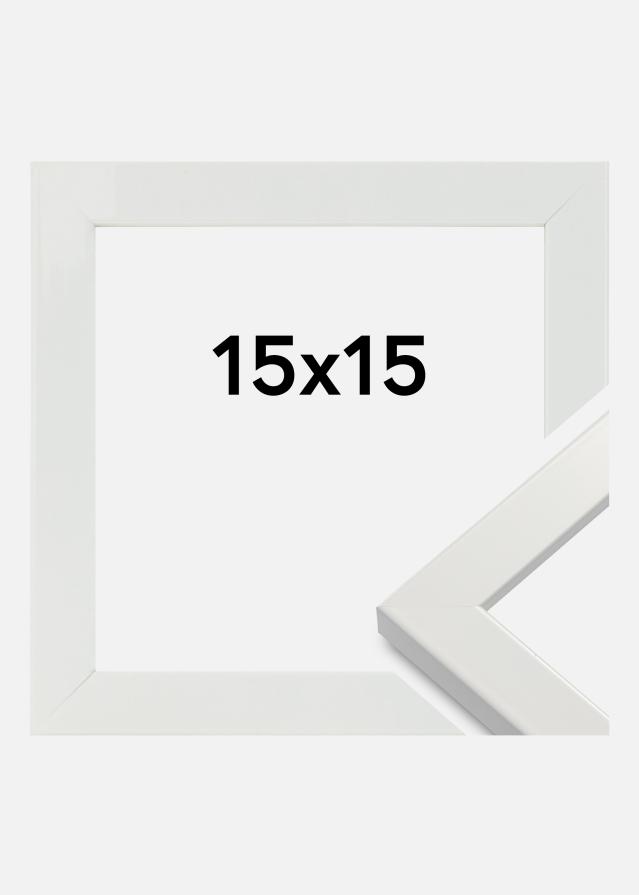 Ramă White Wood Glossy 15x15 cm