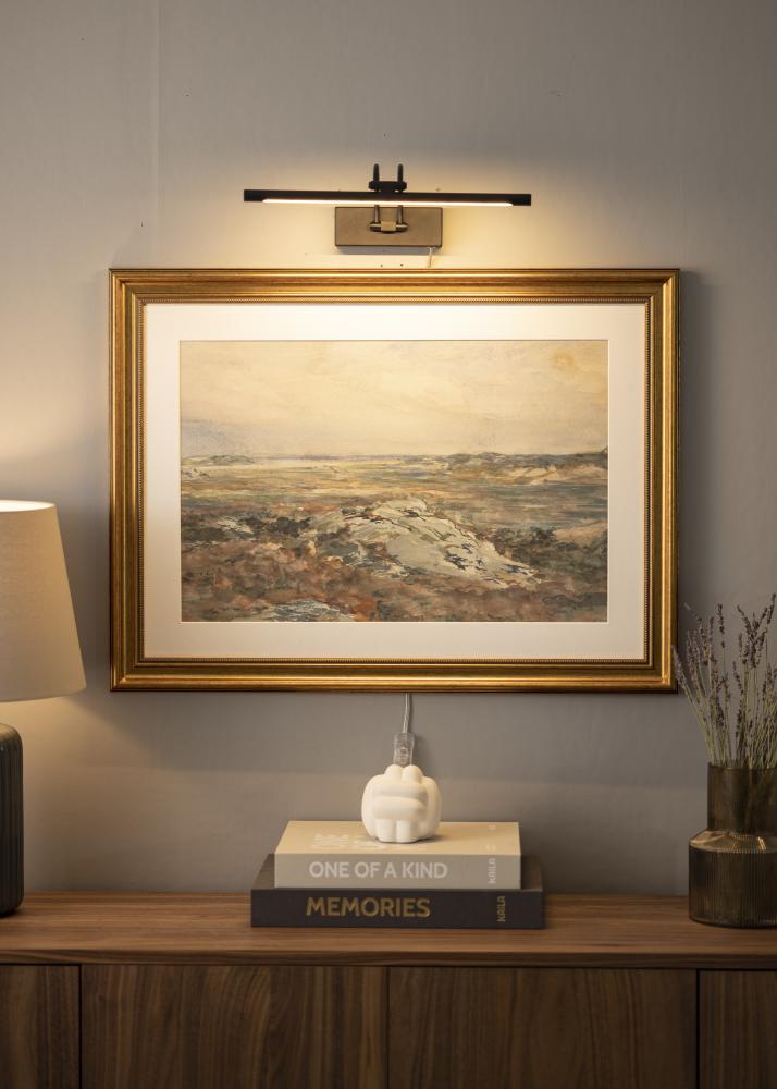 Gunnebo V962 LED pentru ramă 37 cm - Negru