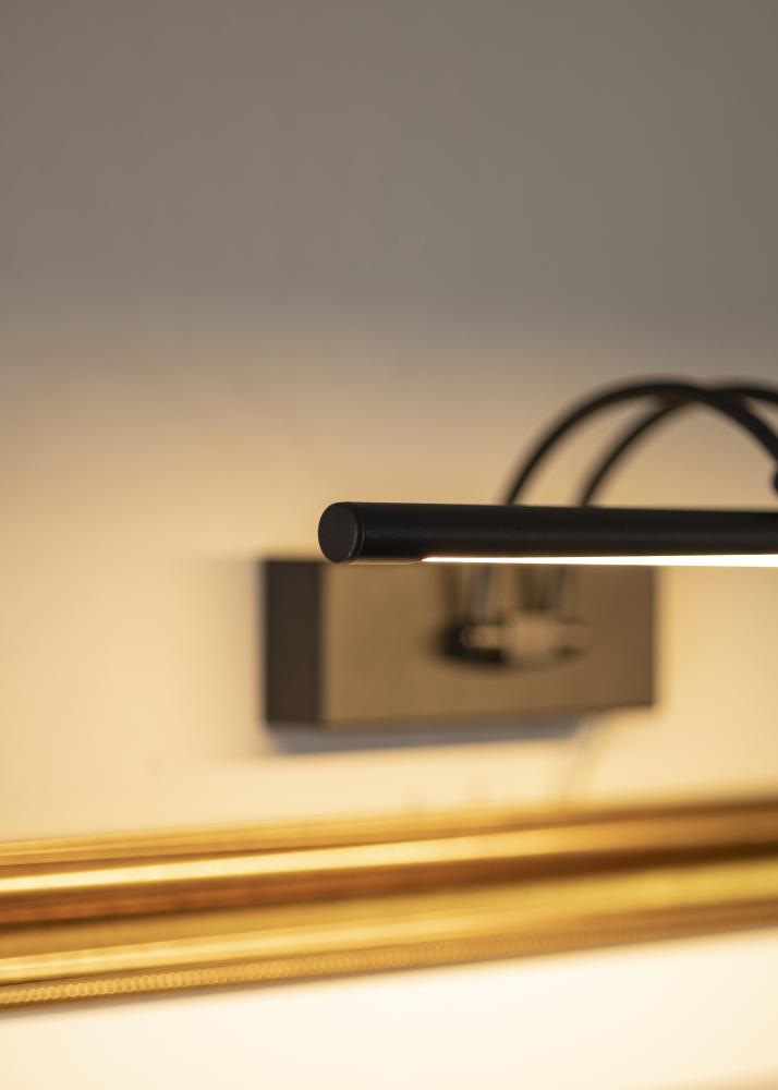 Gunnebo V962 LED pentru ramă 37 cm - Negru