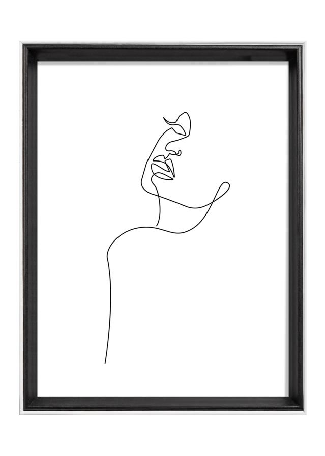 Ramă Silhouette Negru 18x24 cm