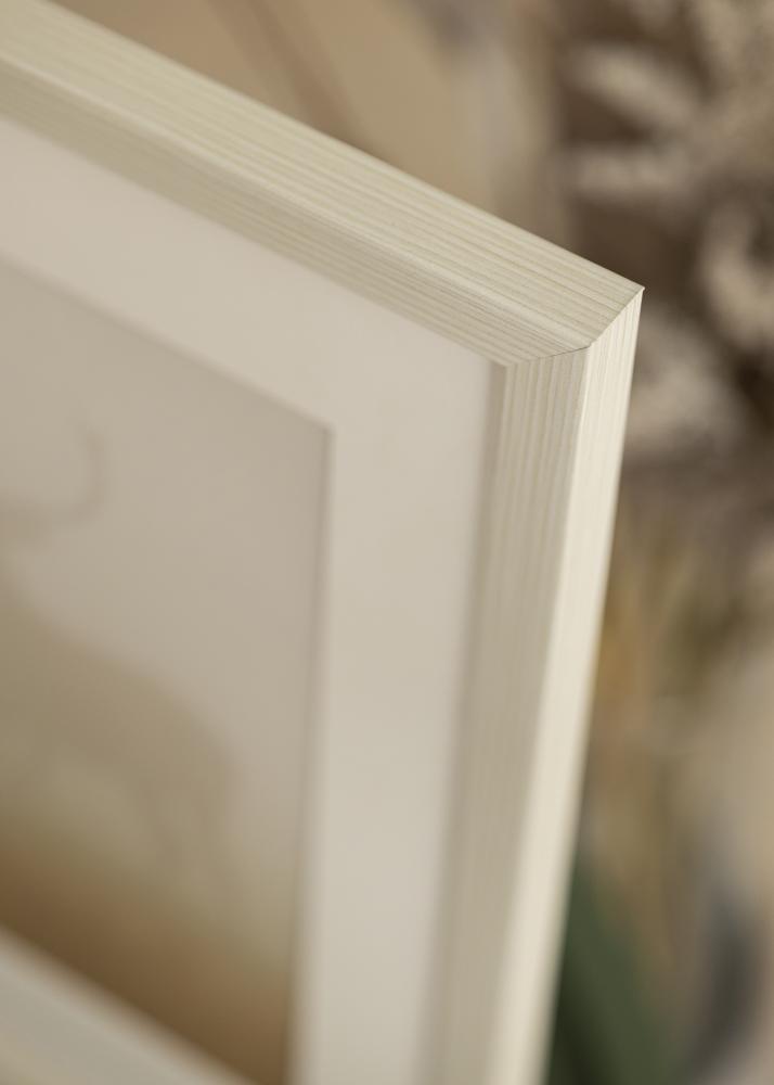 Ramă Fiorito Alb 50x70 cm - Paspartu Alb 33x56 cm