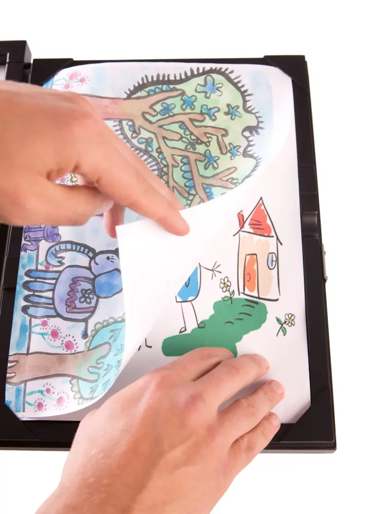 Ramă pentru desene Little Davinci Negru A3