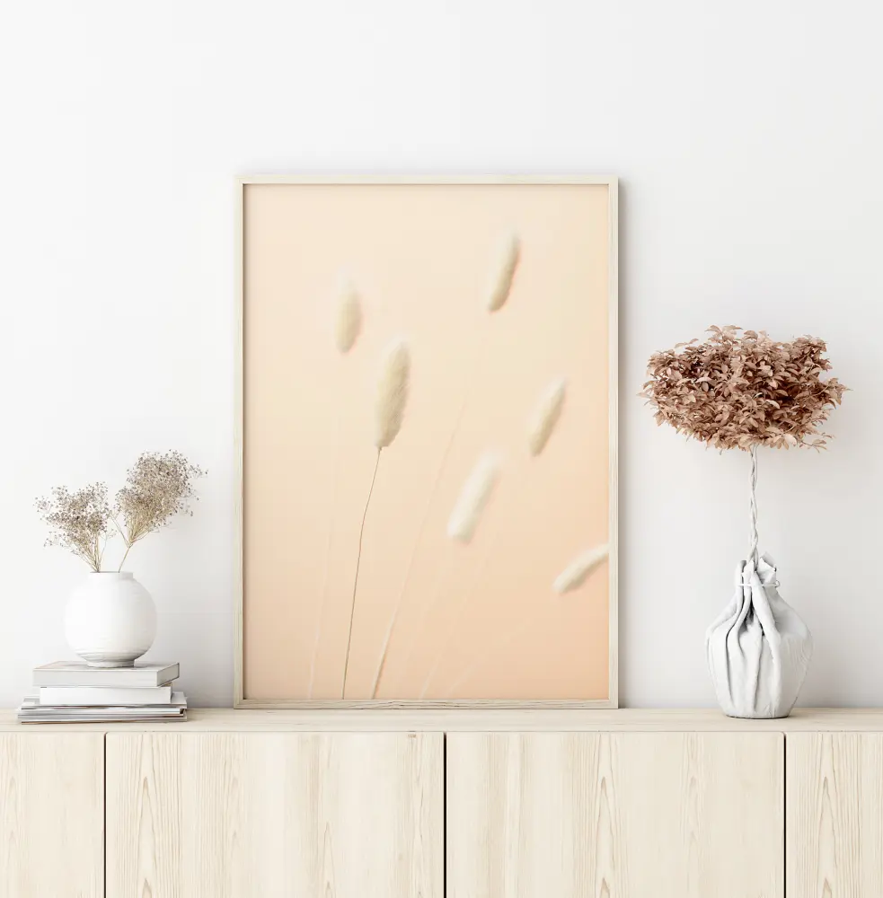 Bunny Grass I Poster