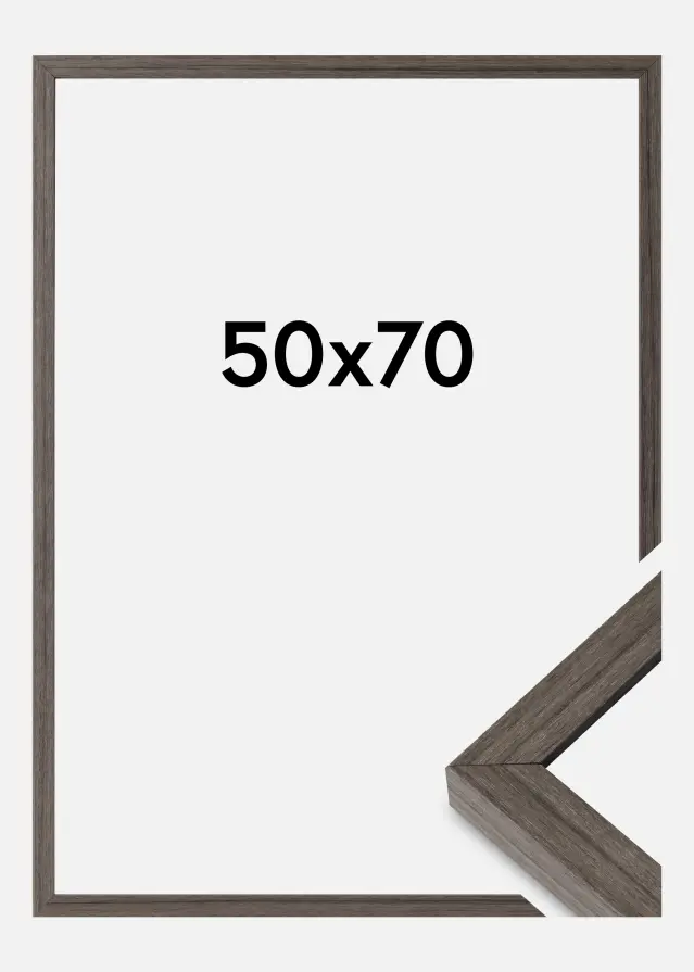 Ramă Hermes Sticlă acrilică Grey Oak 50x70 cm