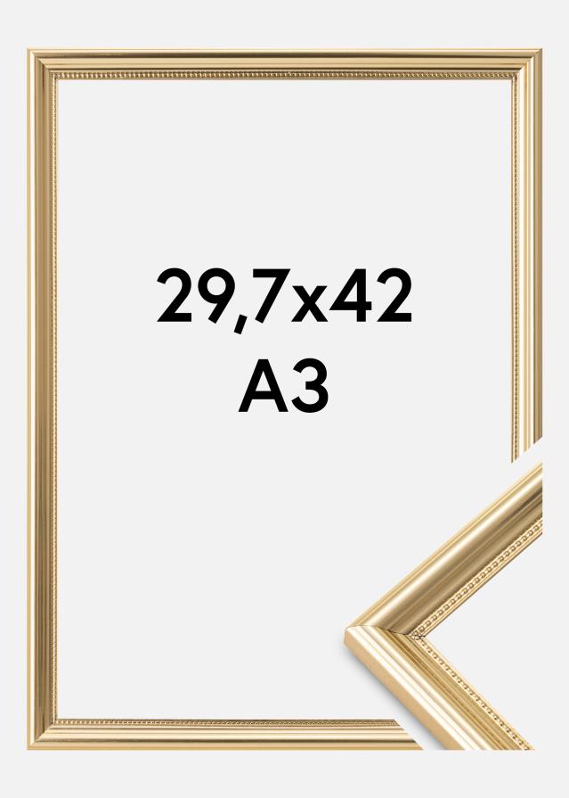 Ramă Gala Sticlă acrilică Auriu 29,7x42 cm (A3)