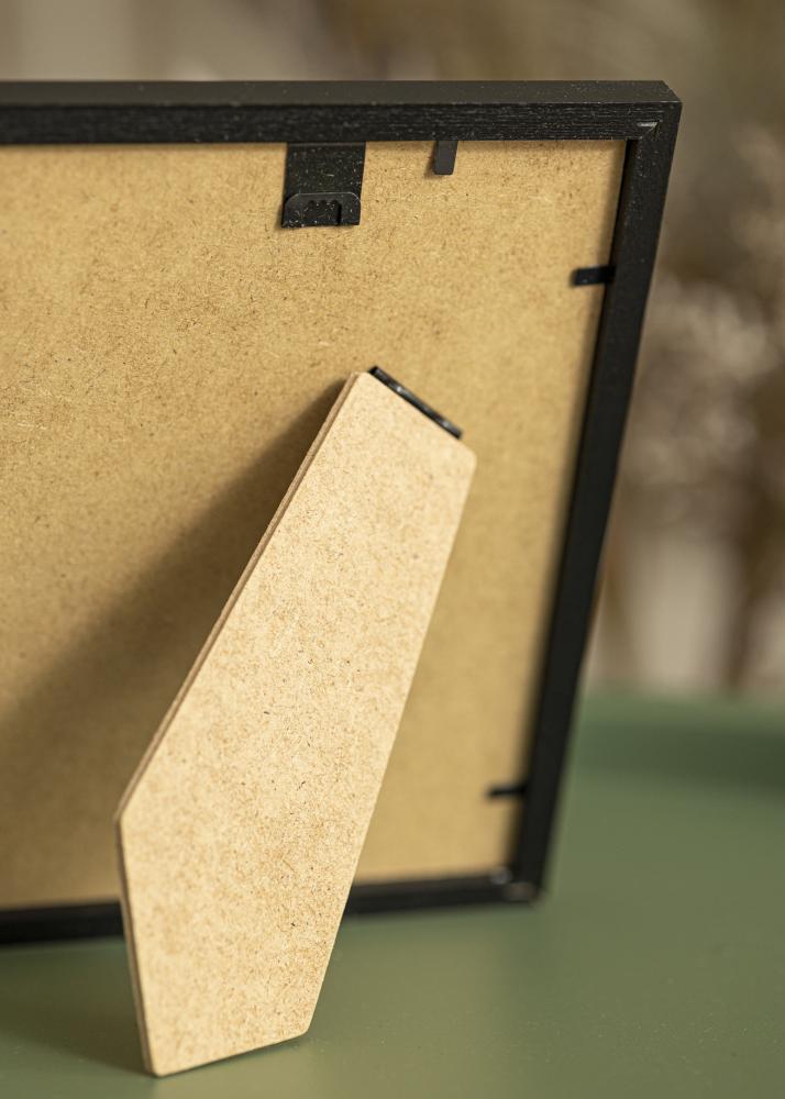 Ramă Kaspar Negru 15x20 cm - Paspartu Alb 11x15 cm