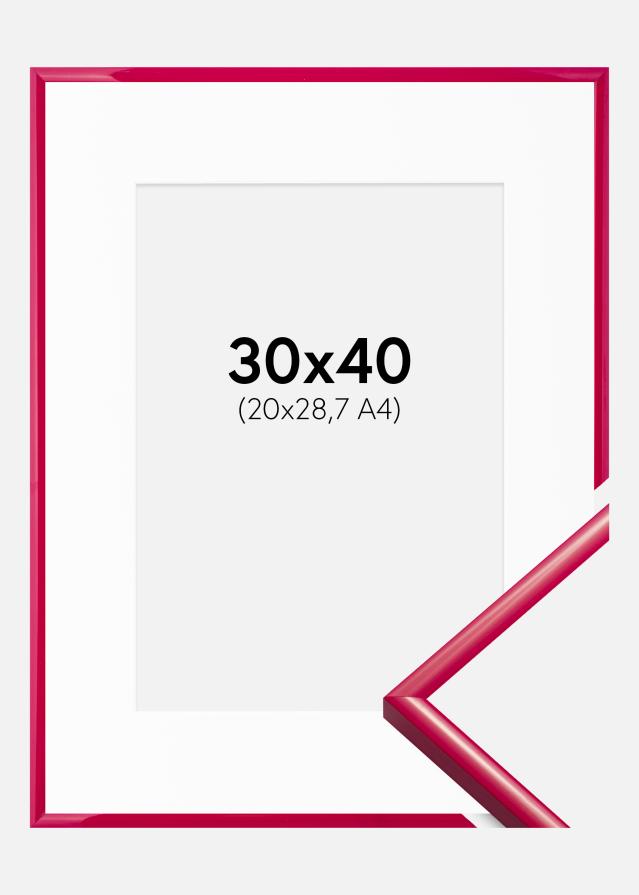 Ramă New Lifestyle Rose 30x40 cm - Paspartu Alb 21x29,7 cm (A4)