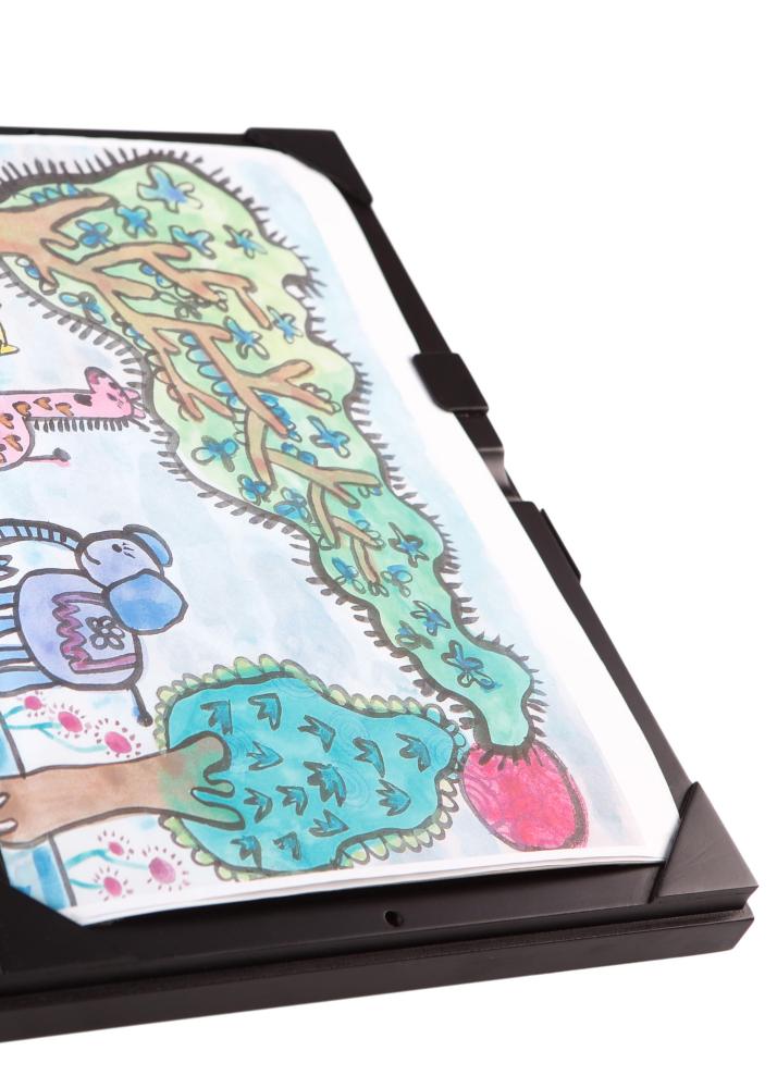 Ramă pentru desene Little Davinci Negru A3