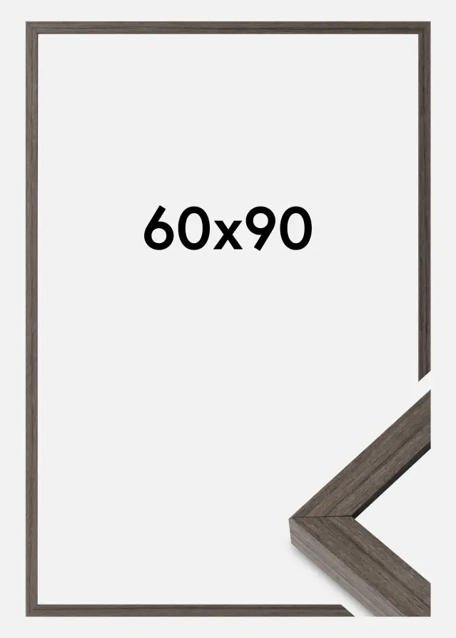 Ramă Hermes Sticlă acrilică Grey Oak 60x90 cm