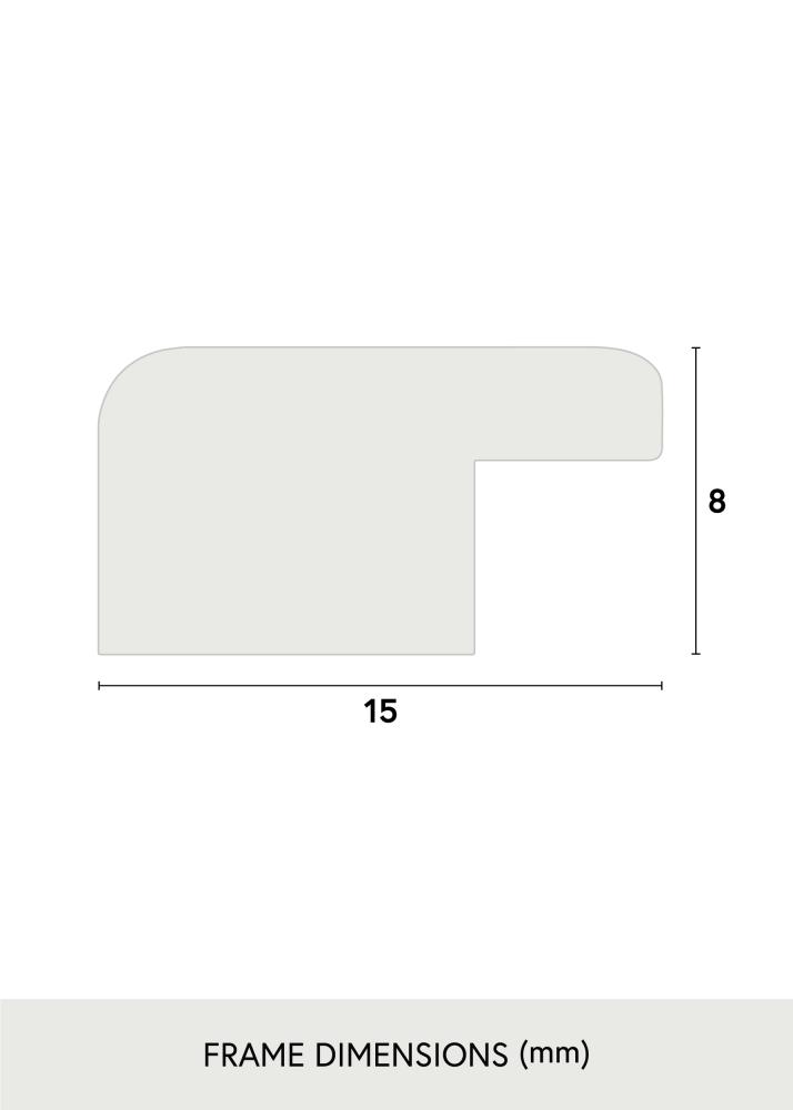 Ramă Liv Sticlă acrilică Lemn 13x18 cm