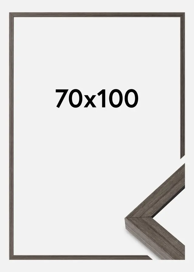 Ramă Hermes Sticlă acrilică Grey Oak 70x100 cm