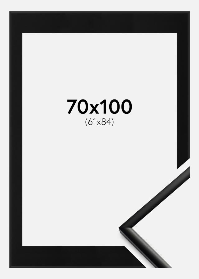 Ramă New Lifestyle Negru mat 70x100 cm - Paspartu Negru 62x85 cm