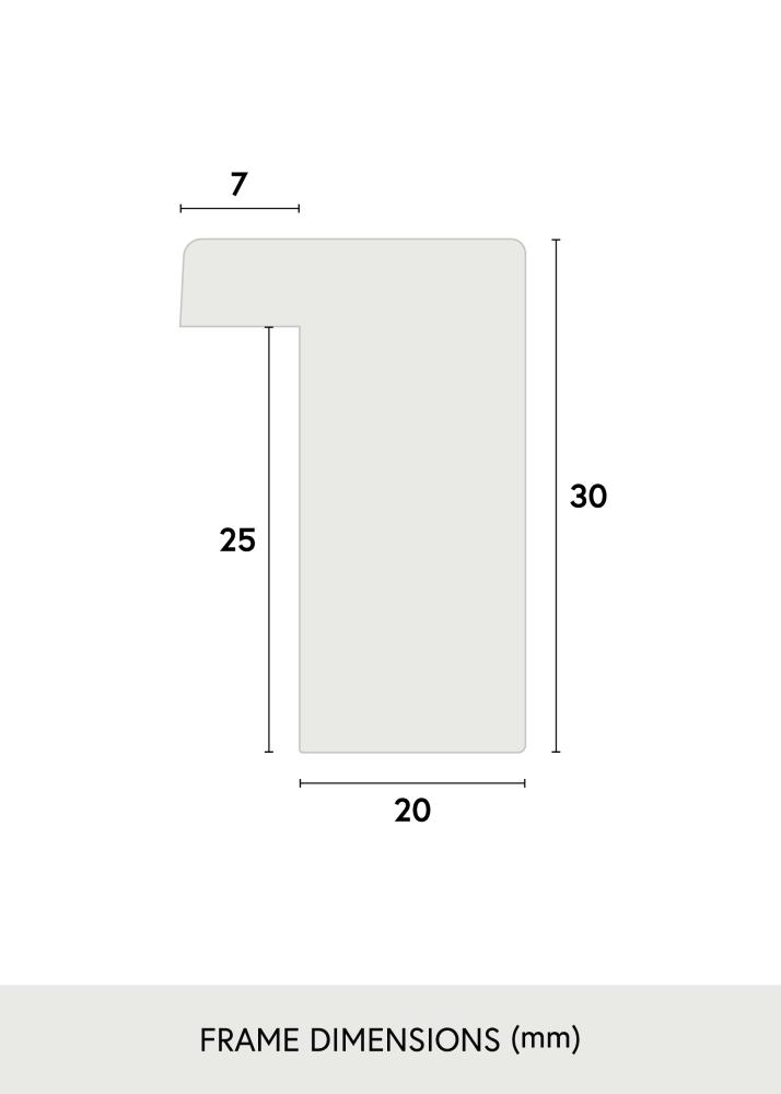 Ramă Björkö - Stejar Înălbit - Mărime la alegere