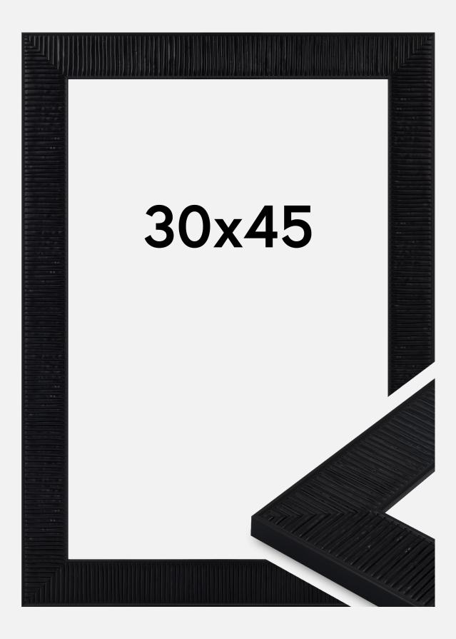 Ramă Lund Sticlă acrilică Negru 30x45 cm