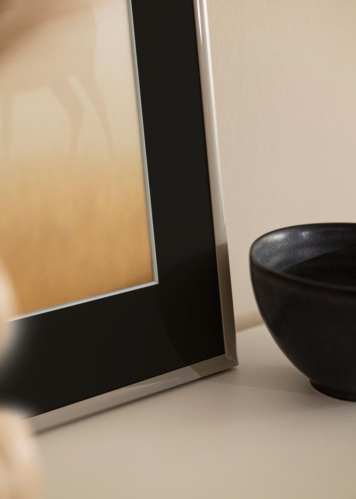 Ramă New Lifestyle Earth Grey 70x100 cm - Paspartu Negru 24x36 inches