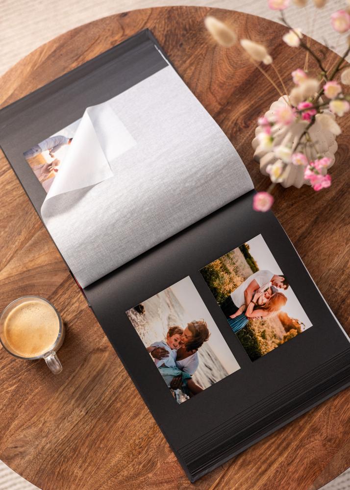 Wiro Album Negru - 30x30 cm (100 Negre Pagini / 50 foi)