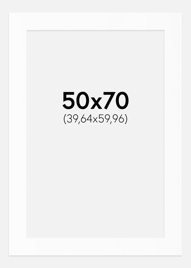 Paspartu Canson Alb Margine albă 50x70 cm (39,64x59,96)