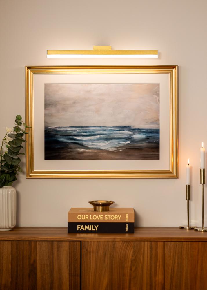 KAILA Glimmer Lampă pentru rame de tablouri cu baterii 55 cm - Aur