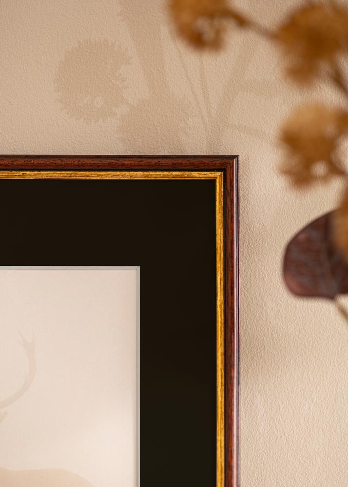 Ramă Horndal Maro 50x60 cm - Paspartu Negru 40x50 cm