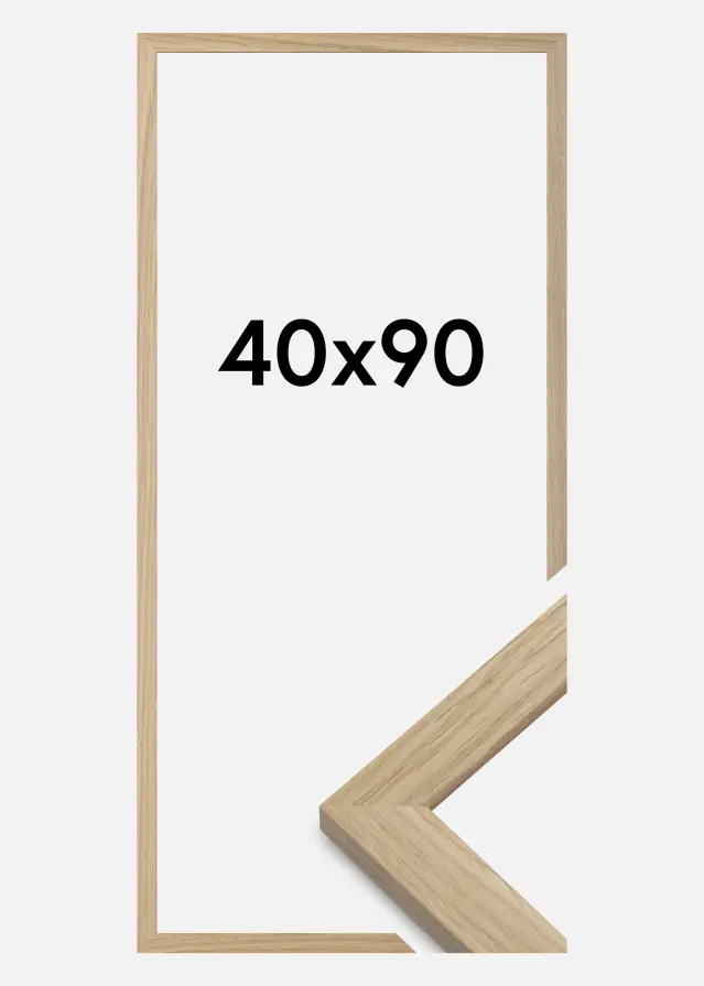 Ramă Oak Wood Sticlă acrilică 40x90 cm