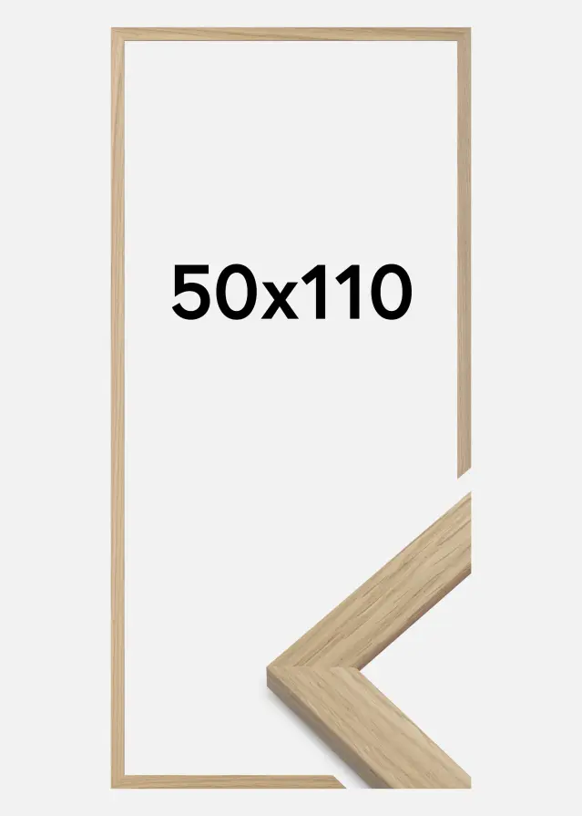 Ramă Oak Wood Sticlă acrilică 50x110 cm