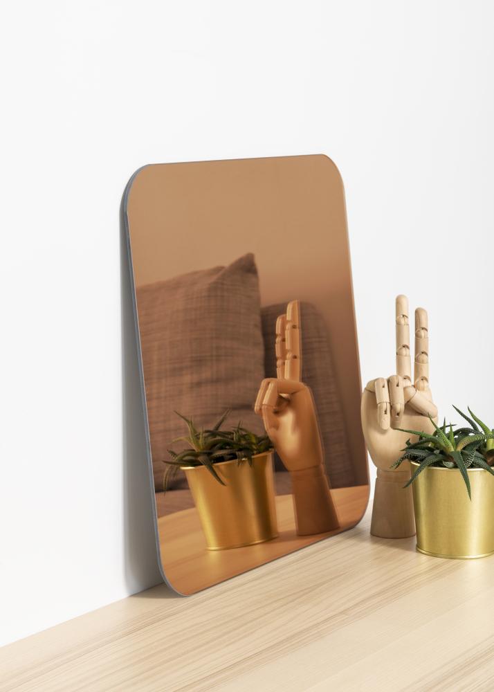 KAILA Oglindă Square Rose Gold 40x40 cm