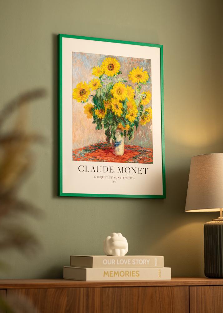 Colorful Sticlă acrilică Verde 40x40 cm