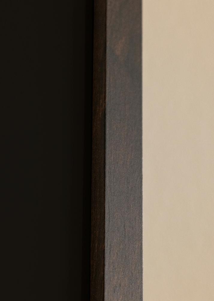 Ramă Trendy Nuc 20x25 cm - Paspartu Negru 14x18 cm