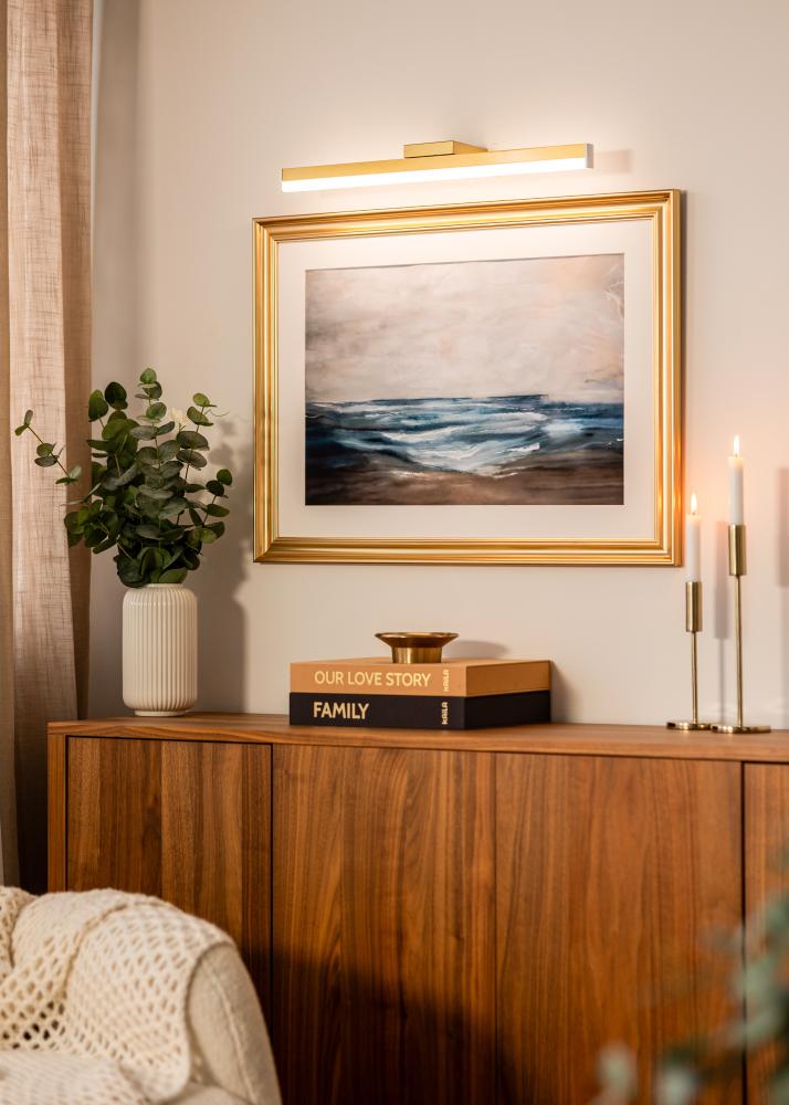 KAILA Glimmer Lampă pentru rame de tablouri cu baterii 55 cm - Aur