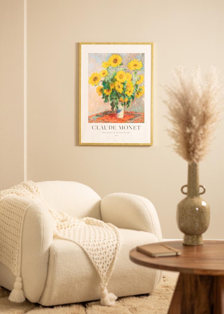 Ramă Ares Sticlă acrilică Auriu 50x60 cm