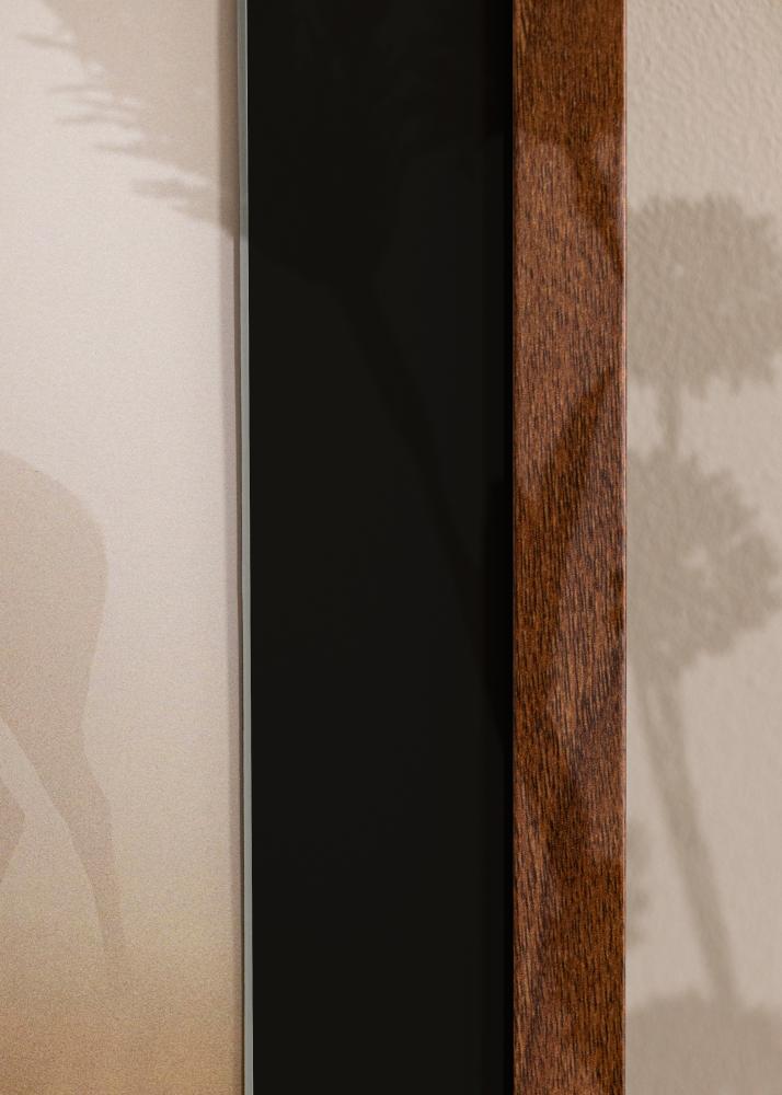 Ramă Stilată Warm Brown 30x40 cm - Paspartu Negru 21x29,7 cm (A4)