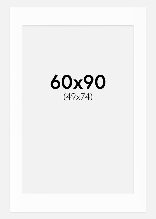 Paspartu Canson Alb Margine albă 60x90 cm (49x74)