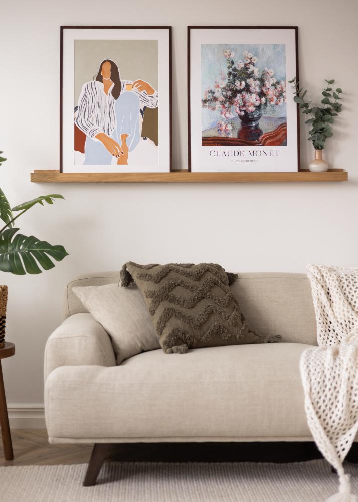 KAILA Poliță pentru tablouri Stejar 140 cm