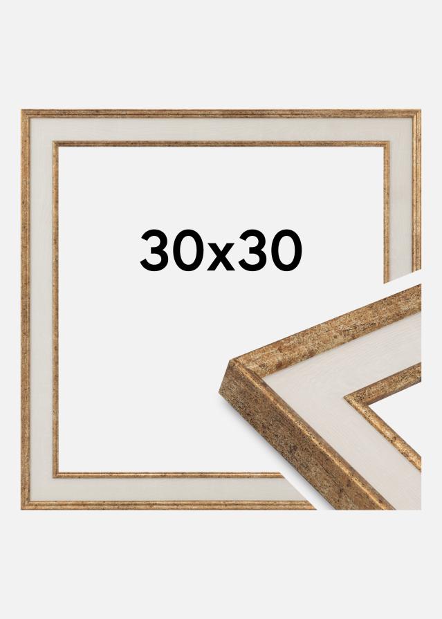 Ramă Dolly Sticlă acrilică Auriu 30x30 cm