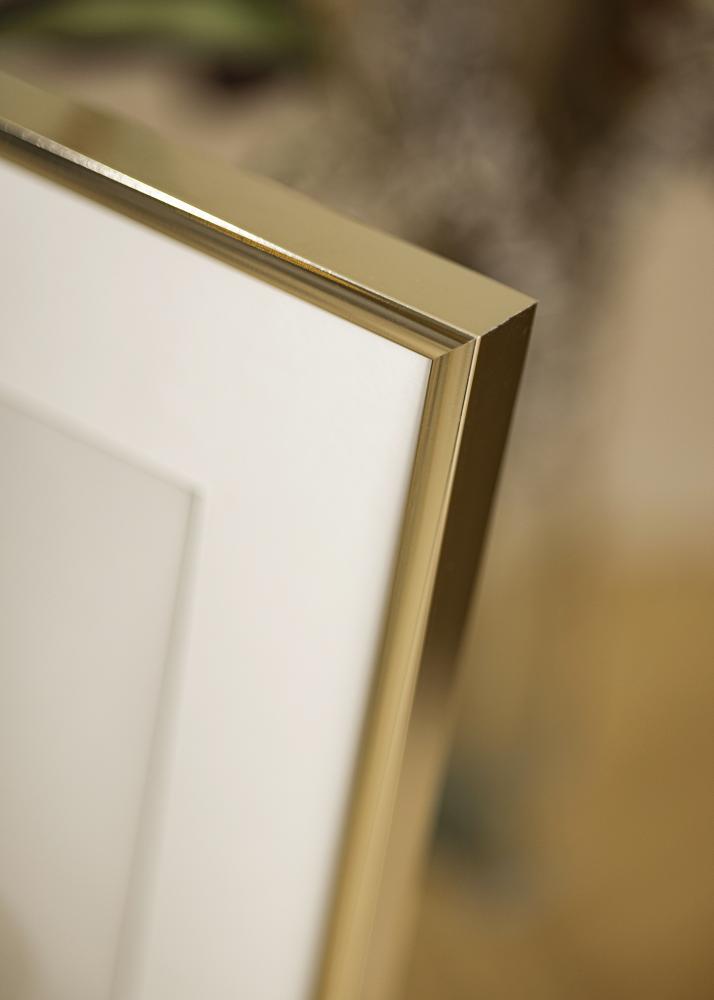 Ramă Aluminiu Sticlă acrilică Auriu sidefat 70x100 cm