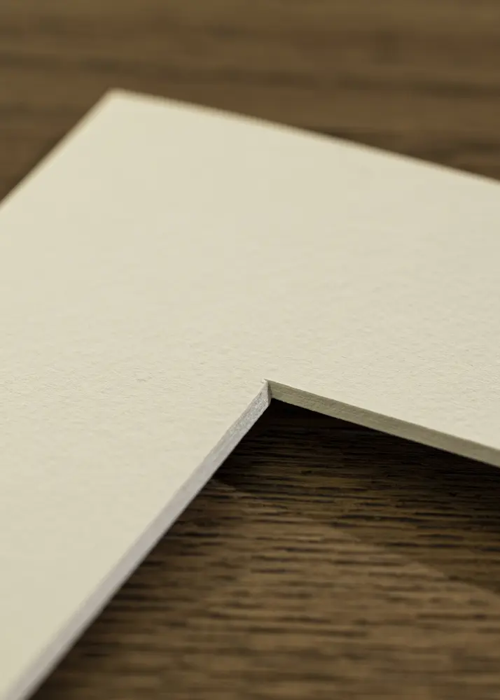 Paspartu Alb Standard (Miez Alb) 21x24 cm (10x13)
