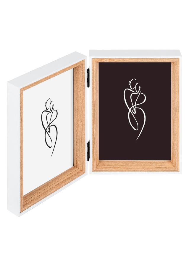 Silhouette Ramă pliabilă Stejar 10x15 cm - 2 imagini