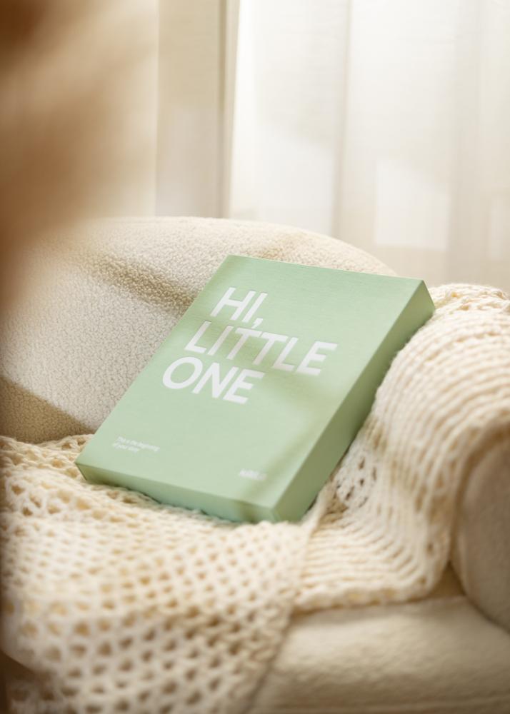 KAILA HI LITTLE ONE Mentă - Coffee Table Photo Album (60 Negre Pagini)
