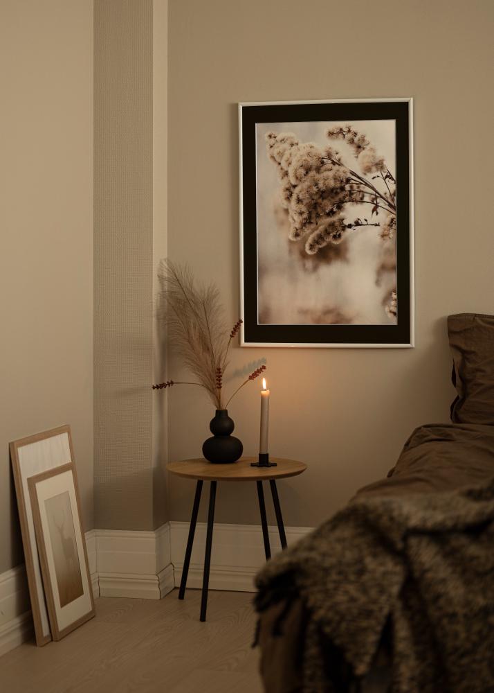 Ramă Victoria Alb 13x18 cm - Paspartu Negru 9x12 cm