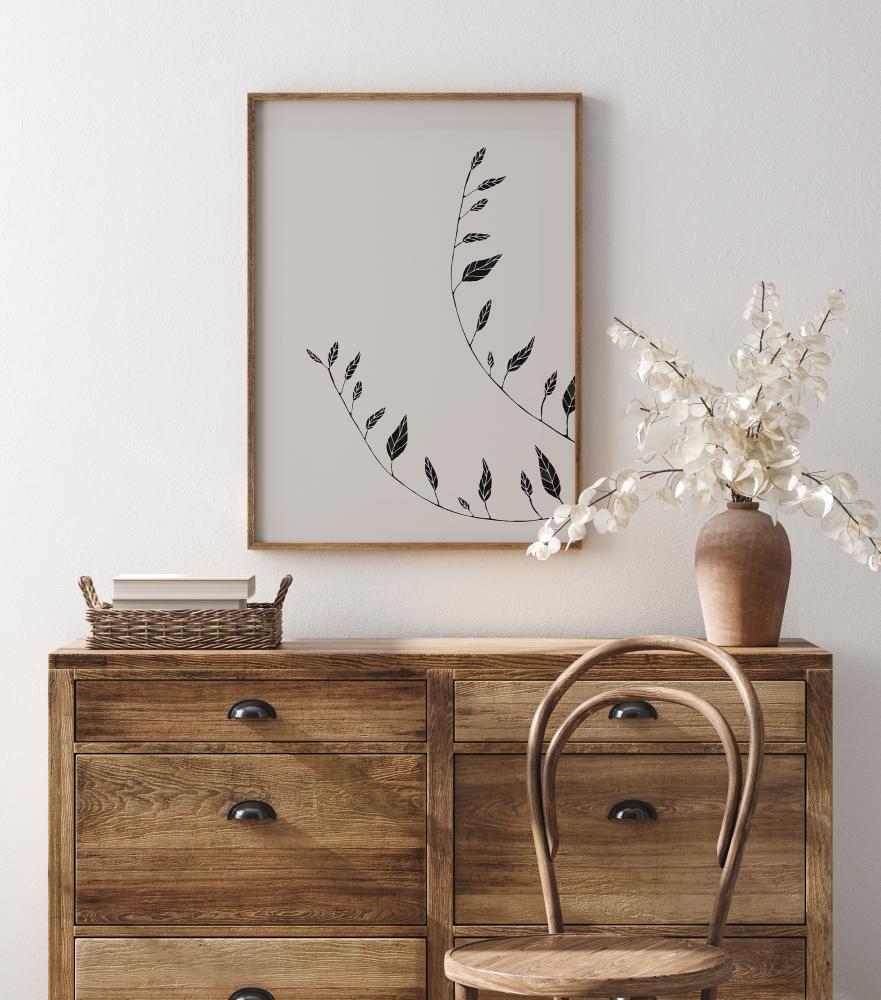 Wavy Branches Poster