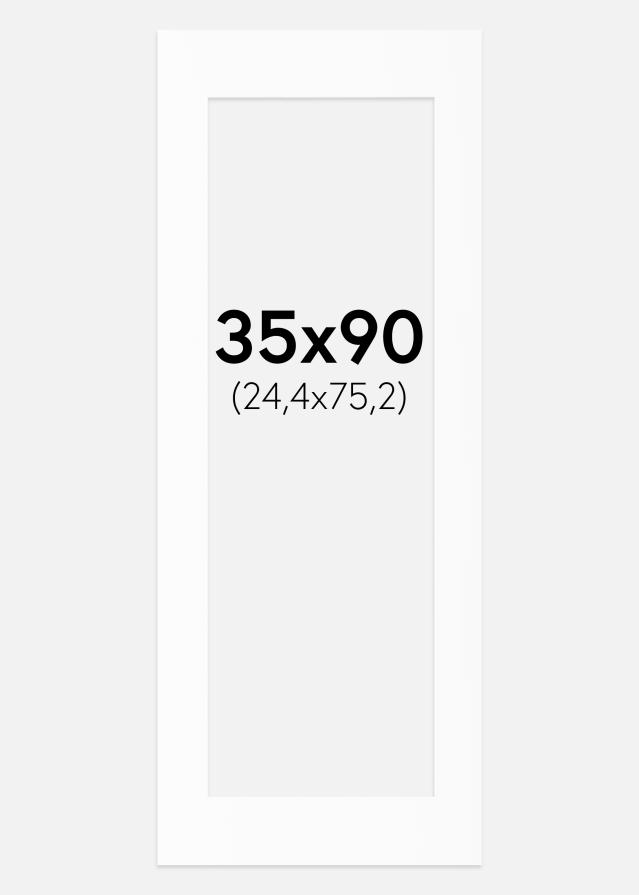 Paspartu Alb Standard (Miez Alb) 35x90 cm (24,4x75,2)