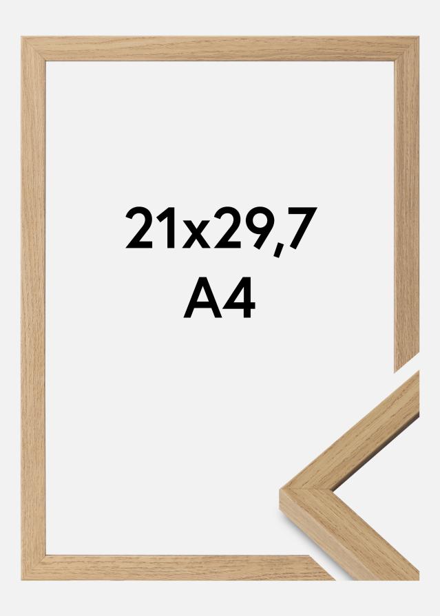 Ramă Ares Sticlă acrilică Natural Oak 21x29,7 cm (A4)