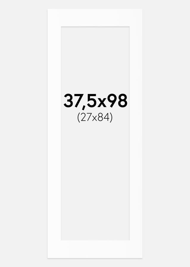 Paspartu Alb Standard (Miez Alb) 37,5x98 cm (27x84)