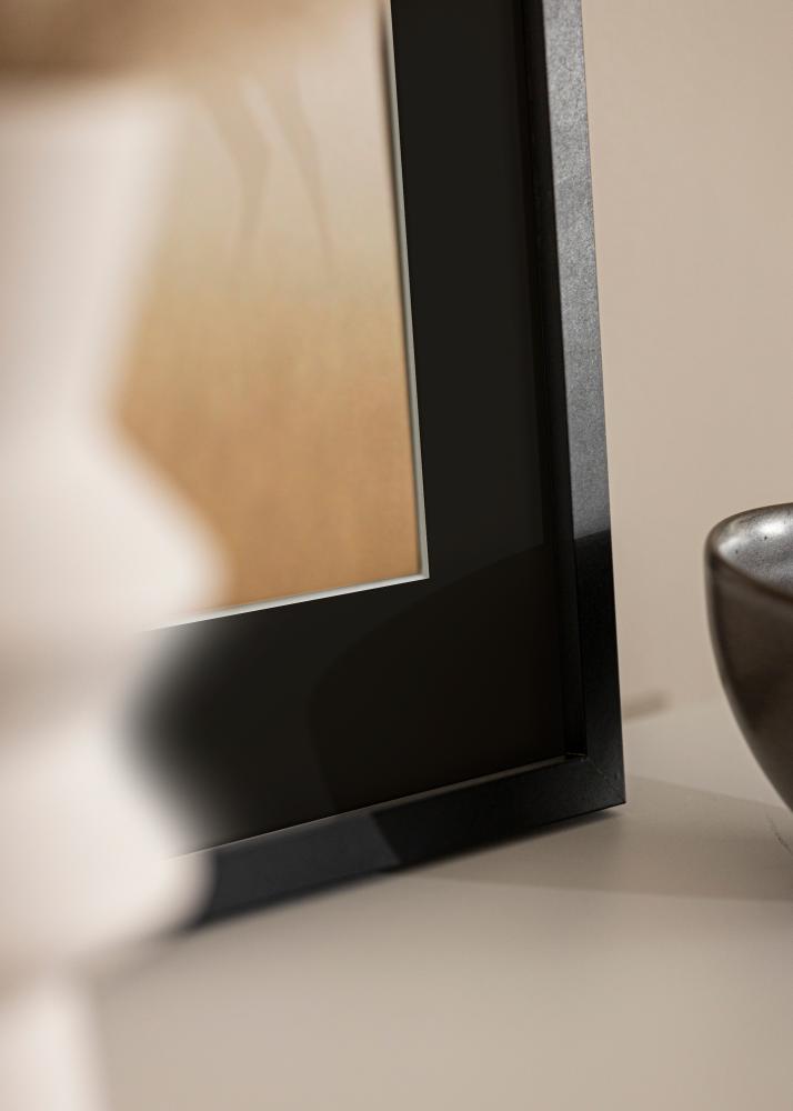 Ramă Trendy Negru 20x25 cm - Paspartu Negru 14x18 cm